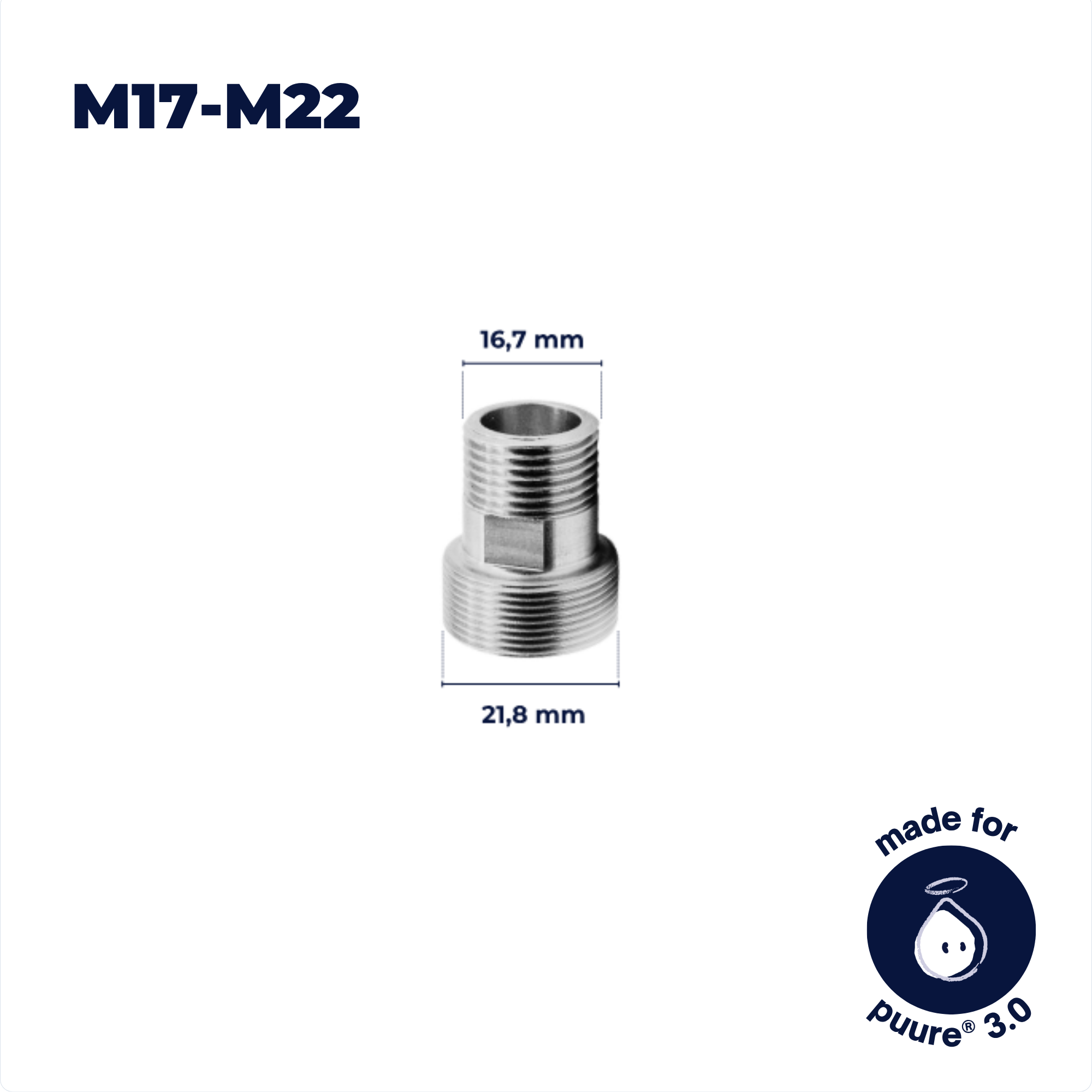 Adaptador de Torneira M18–M22