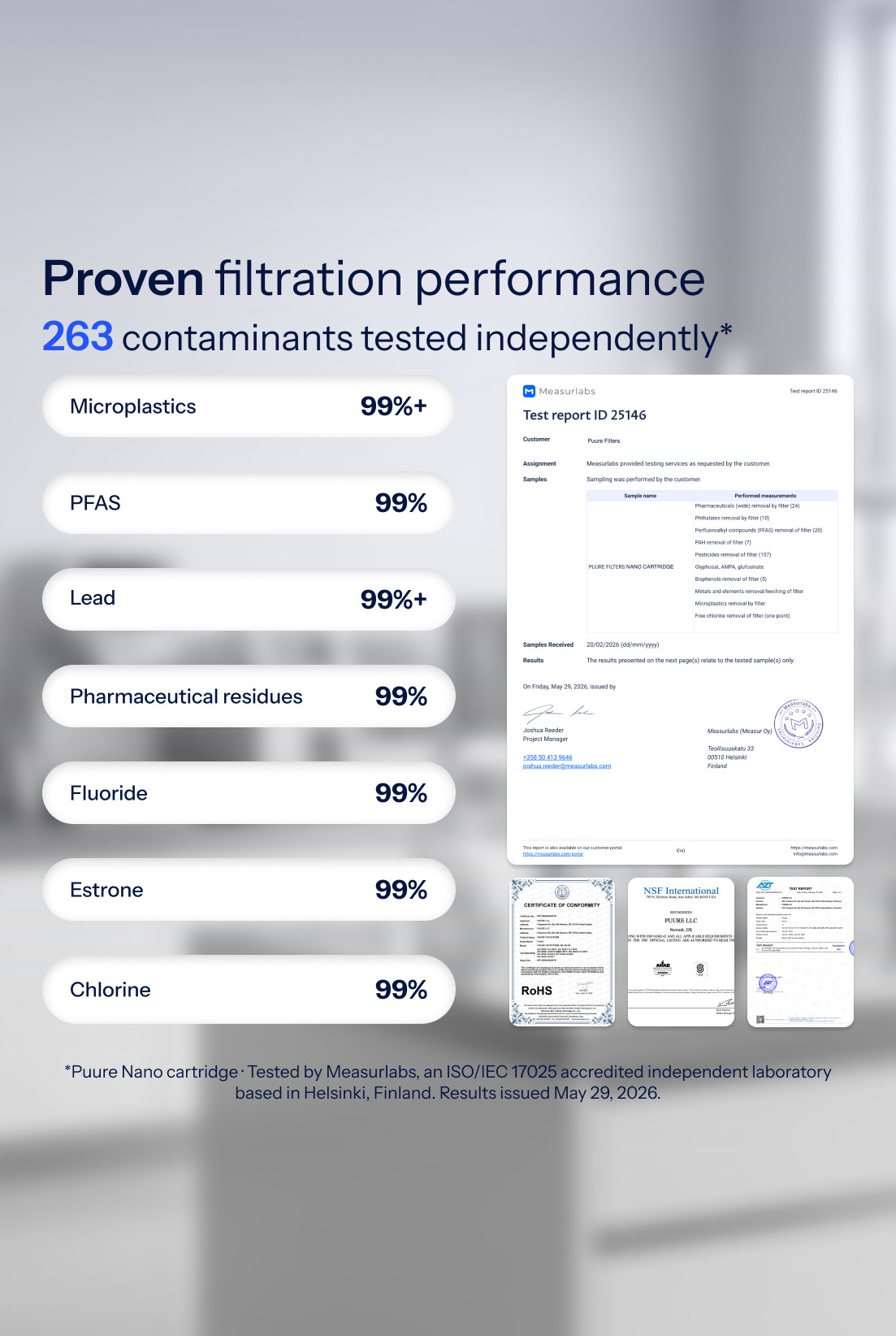Sistema de Filtração Puure® 3.0