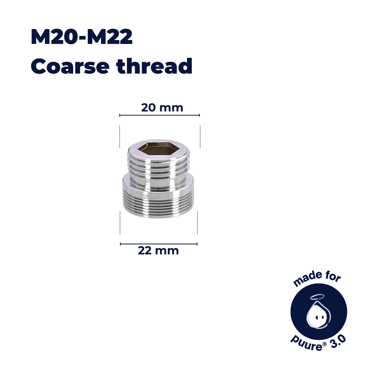 Adaptador de Torneira M18–M22