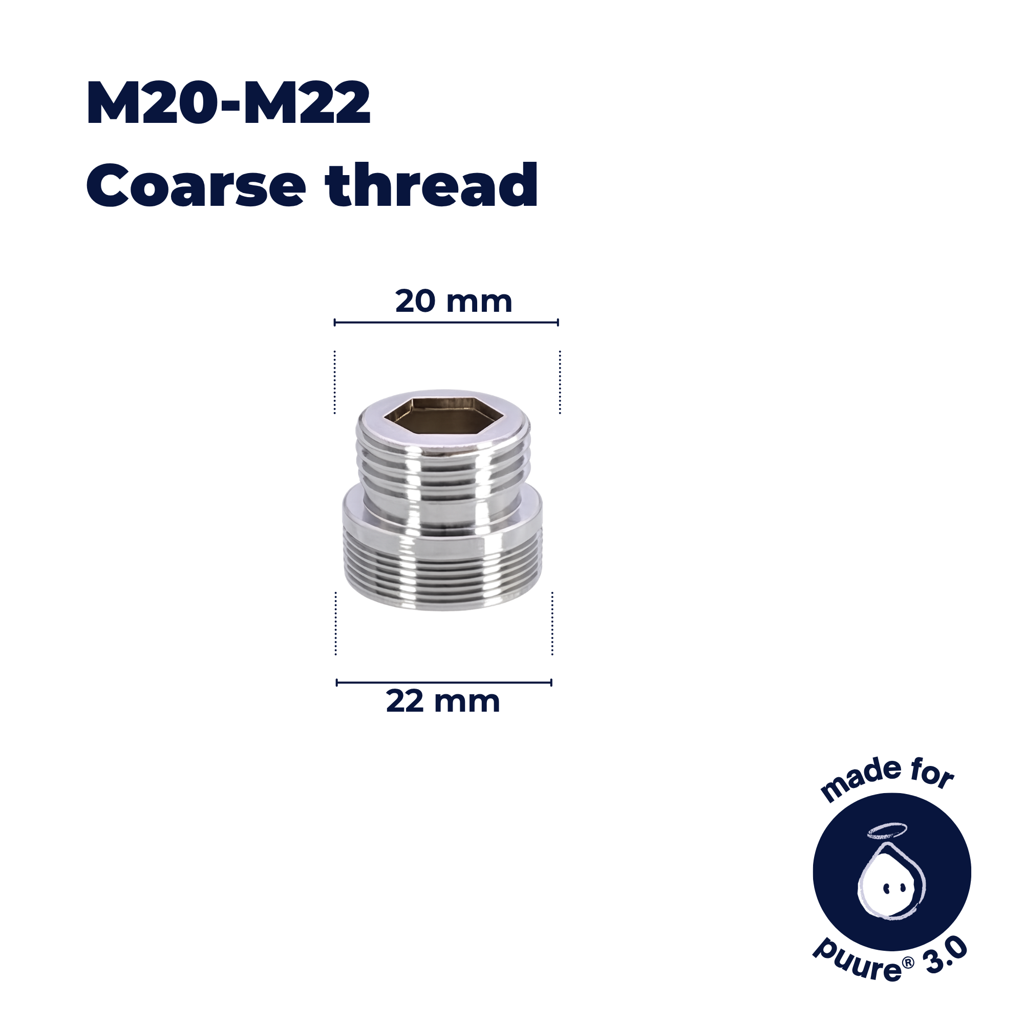 Adaptador de Torneira M18–M22