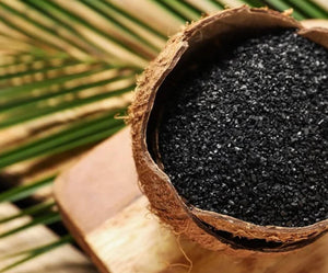 Carvão ativado de casca de coco