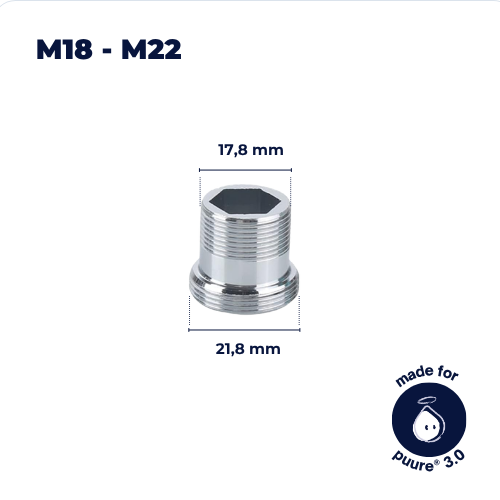 Adaptador de Torneira M18–M22