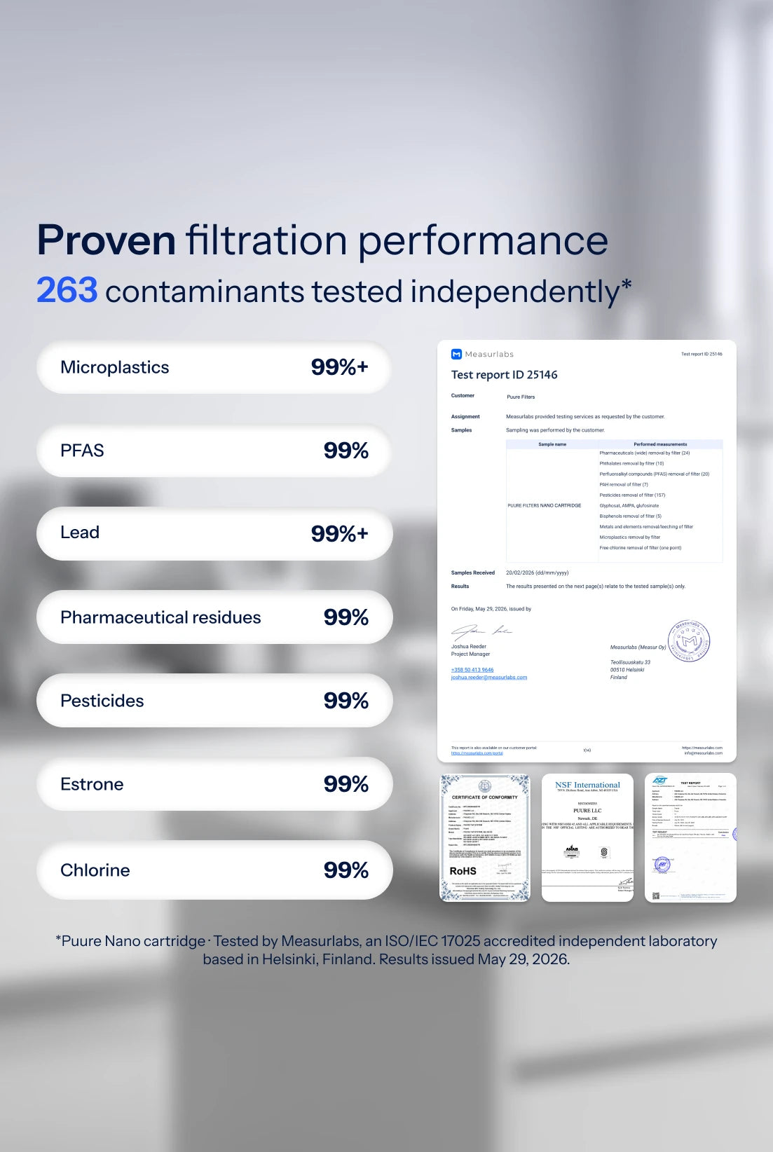 Sistema de Filtração Puure® 3.0